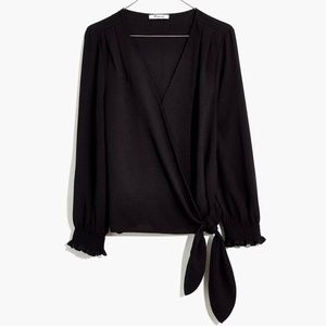 NWT Madewell Wrap Top